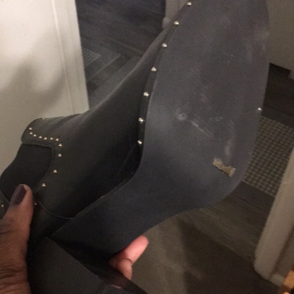 Man made Leather Boots Size 10 - Picture 5 of 7